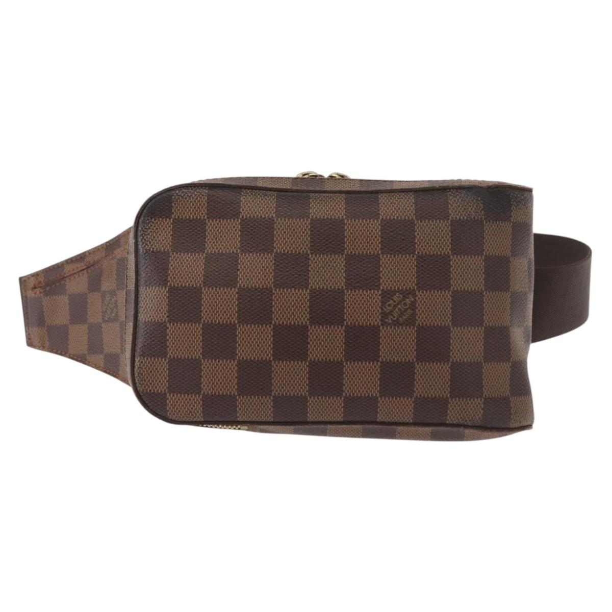 LOUIS VUITTON Damier Ebene Geronimos Shoulder Bag N51994 LV Auth 150018