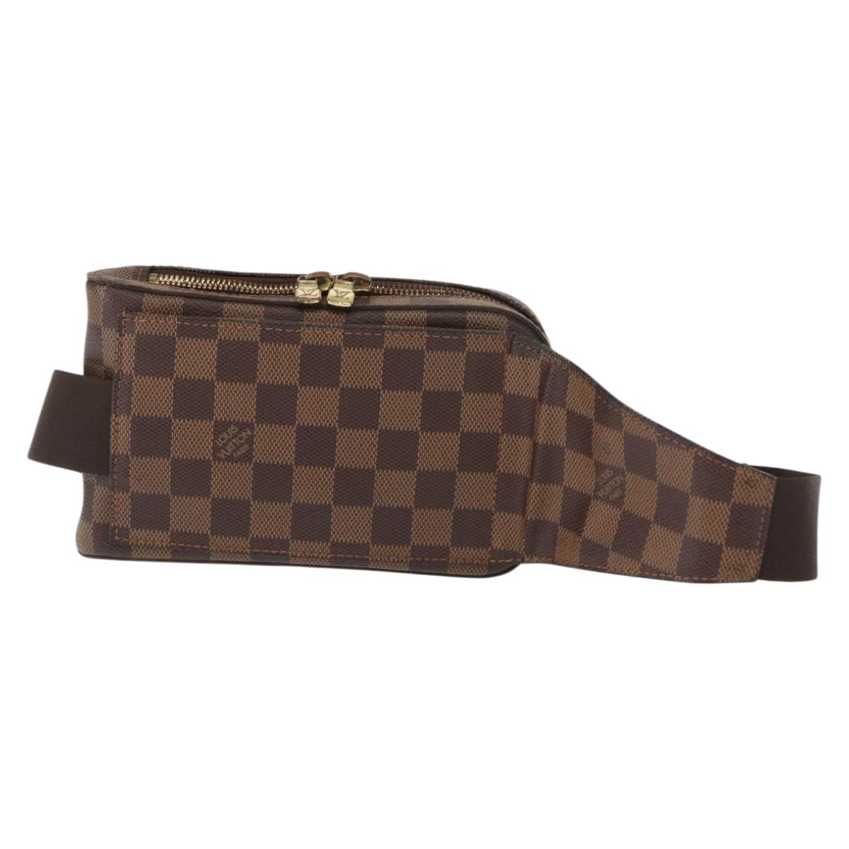 LOUIS VUITTON Damier Ebene Geronimos Shoulder Bag N51994 LV Auth 150018