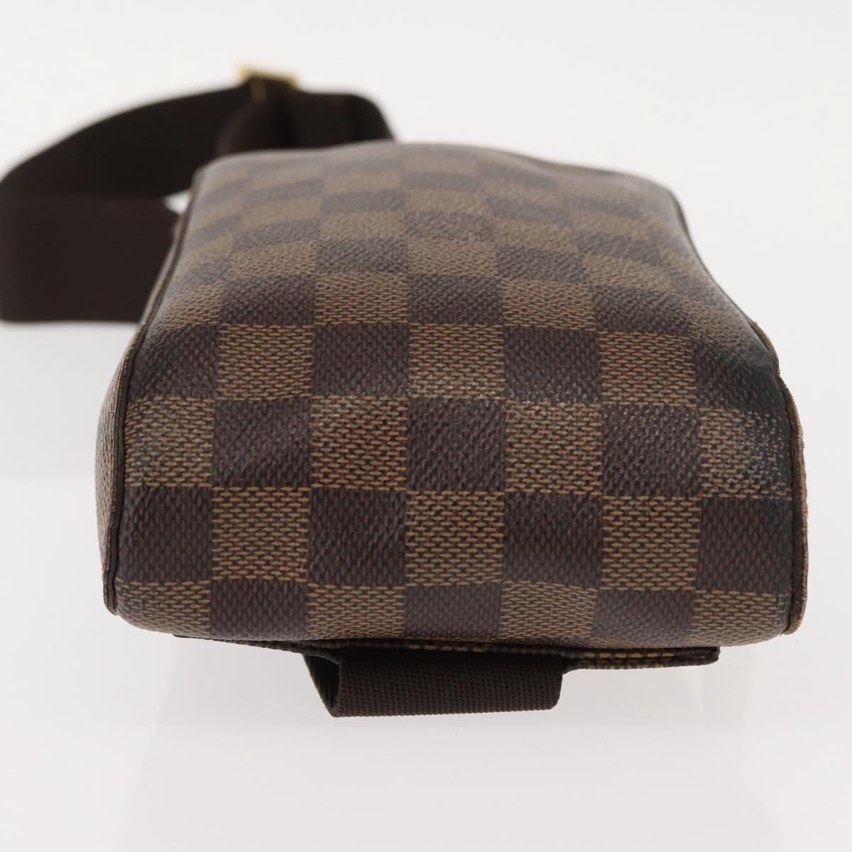 LOUIS VUITTON Damier Ebene Geronimos Shoulder Bag N51994 LV Auth 150018
