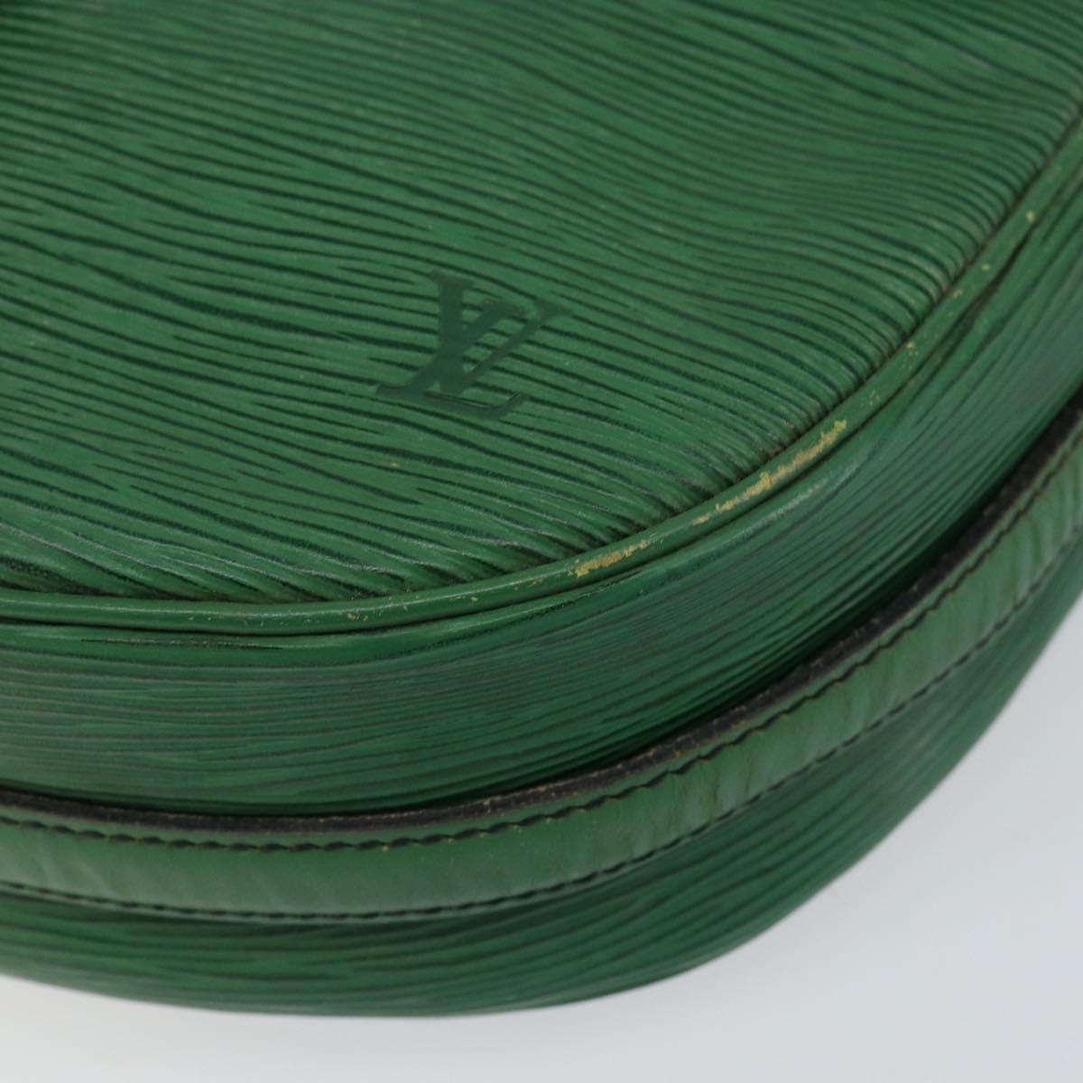 LOUIS VUITTON Epi Jeune Fille MM Shoulder Bag Green M52154 LV Auth 150019