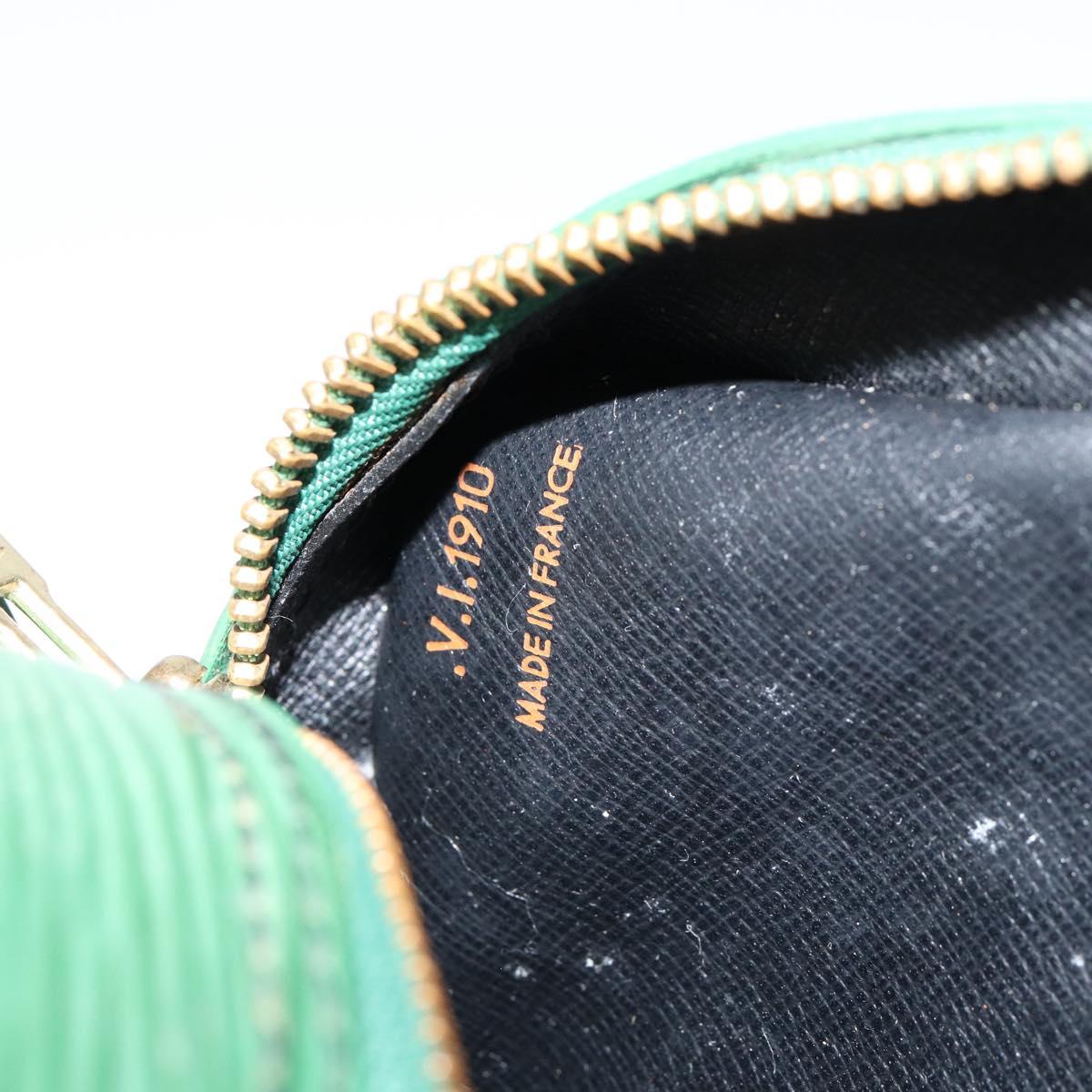 LOUIS VUITTON Epi Jeune Fille MM Shoulder Bag Green M52154 LV Auth 150019