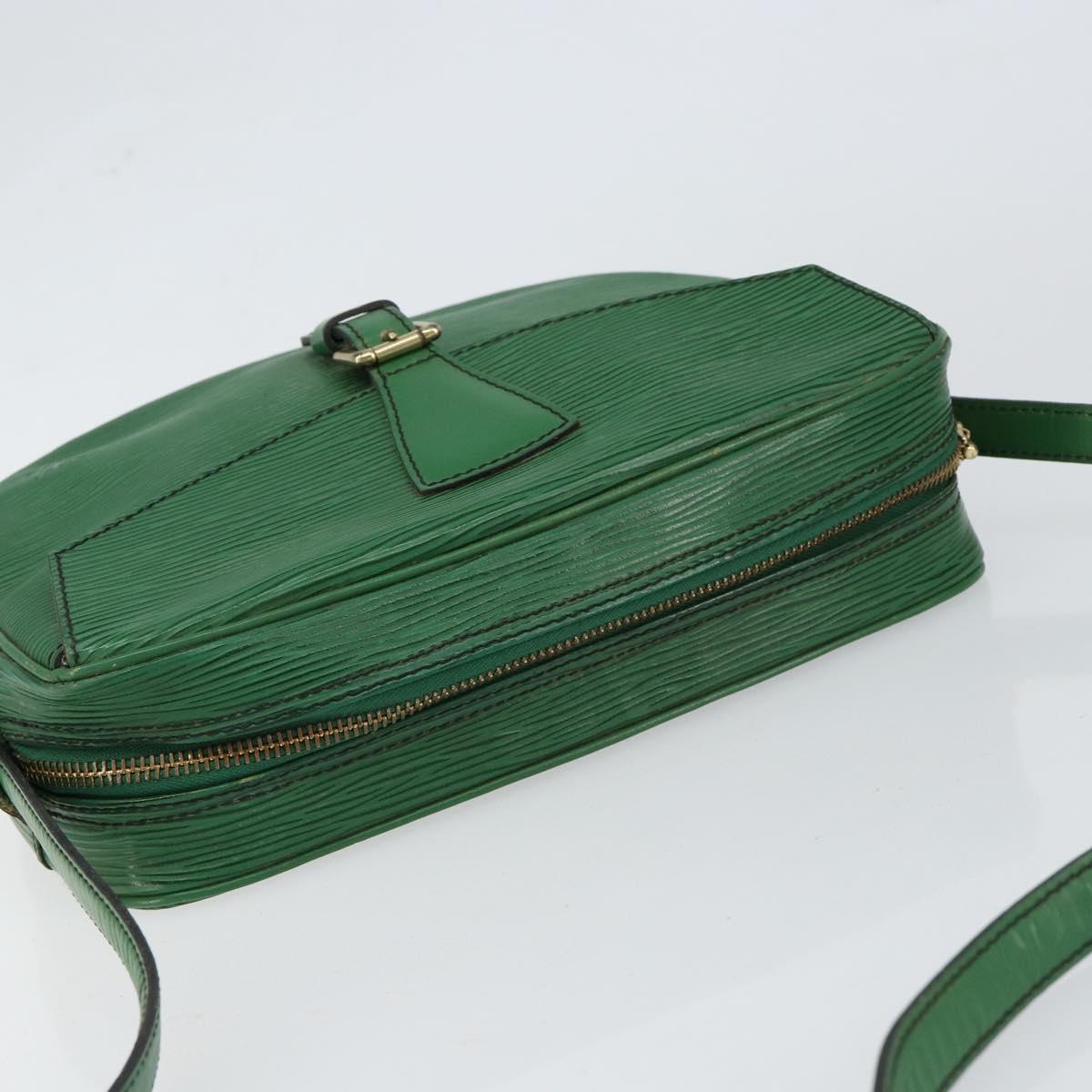 LOUIS VUITTON Epi Jeune Fille MM Shoulder Bag Green M52154 LV Auth 150019