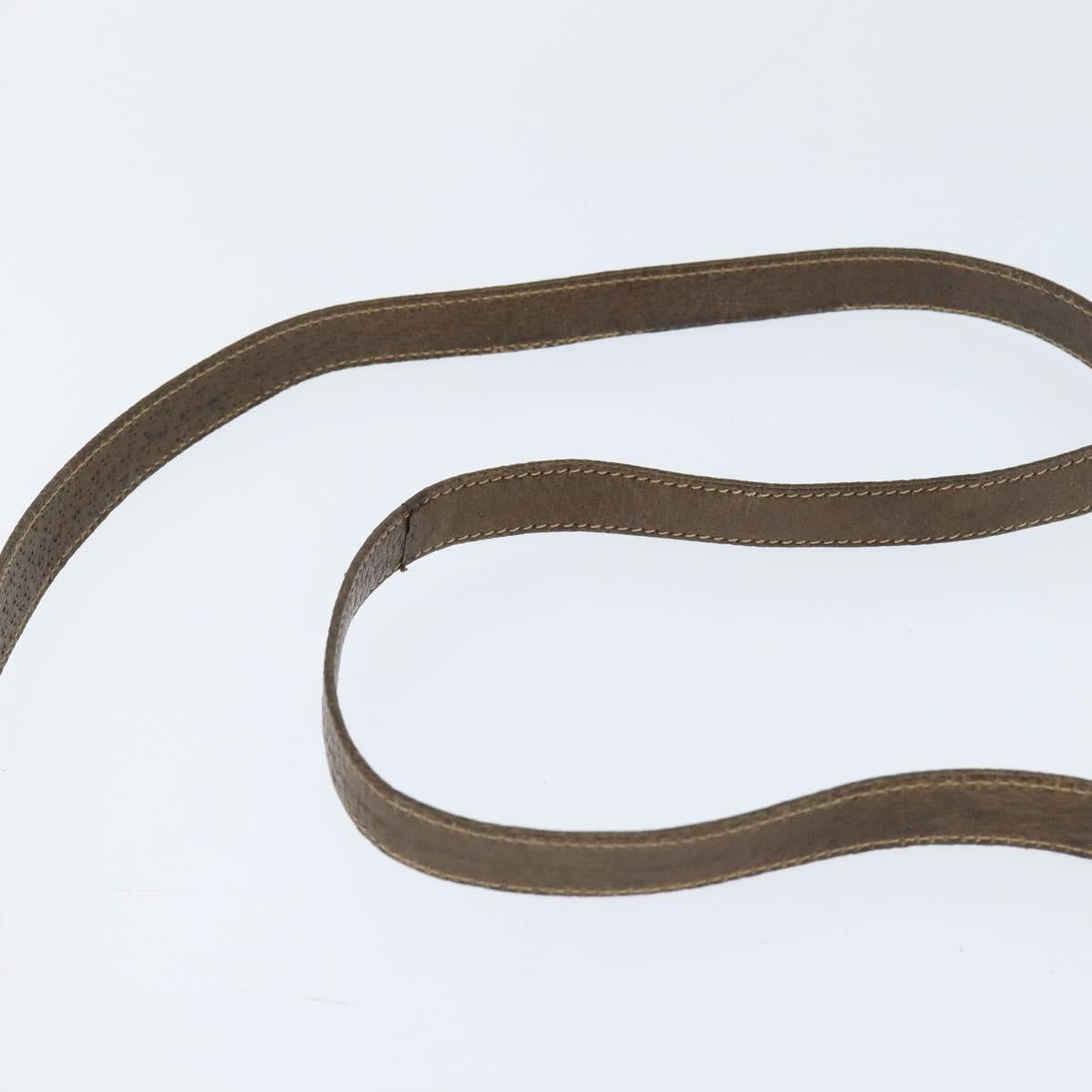 GUCCI GG Supreme Web Sherry Line Bag PVC Beige Gold 86 02 037 Auth 150020