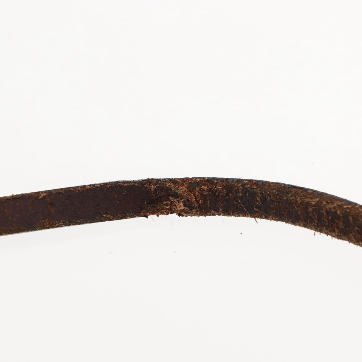 FENDI Zucca Canvas Tote Bag Black Brown Auth 150031