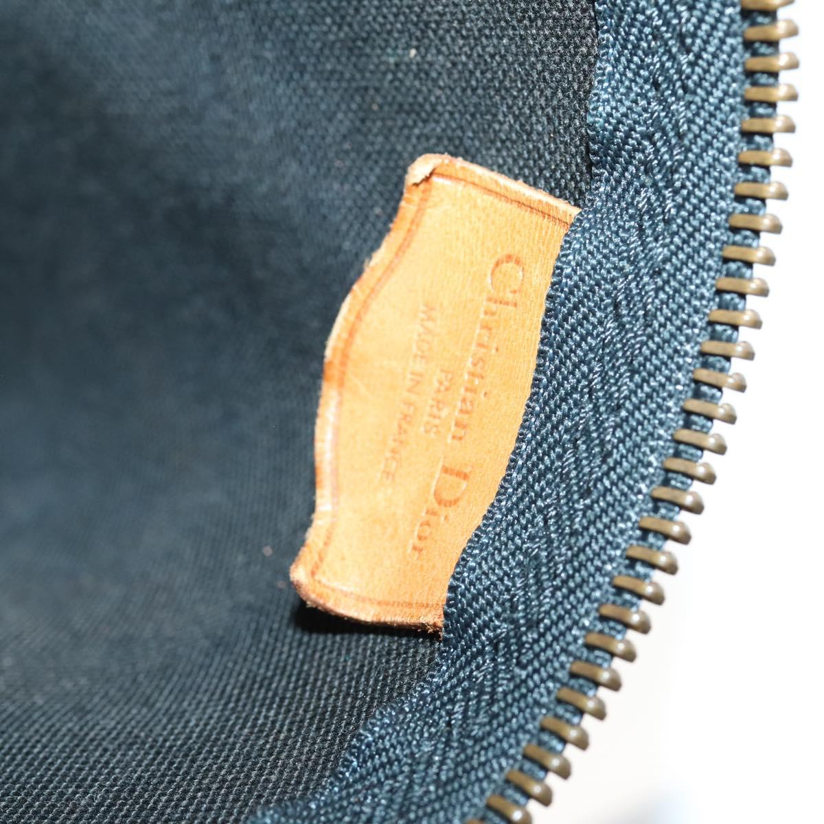 Christian Dior Trotter Canvas Boston Bag Khaki Auth 150036