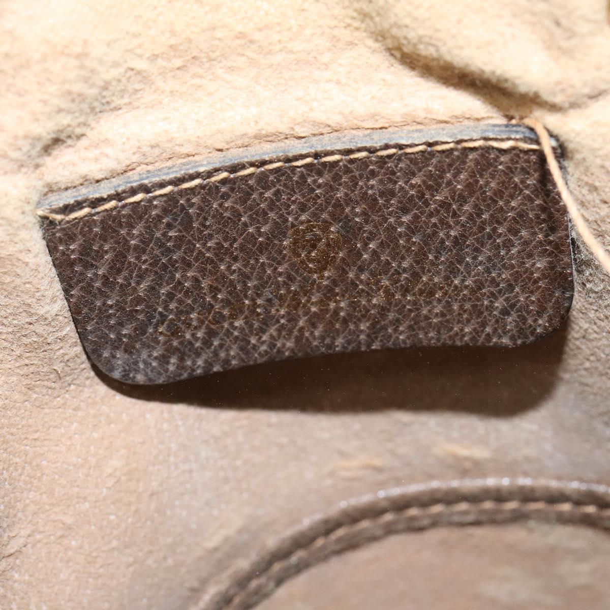 GUCCI GG Supreme Web Sherry Line Shoulder Bag PVC Beige 41 02 034 Auth 150046