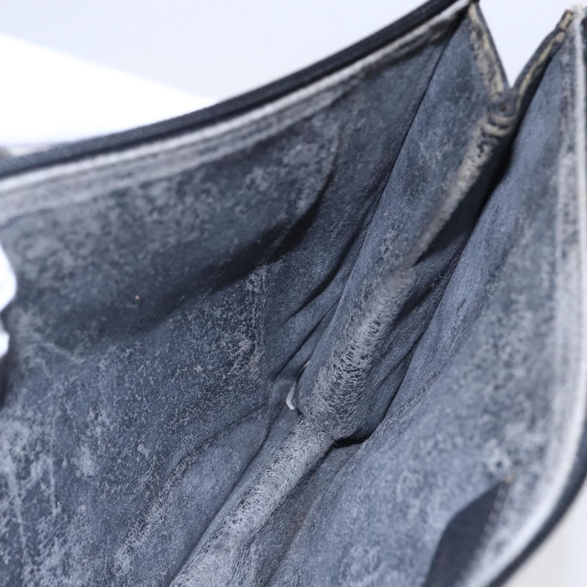 GUCCI GG Supreme Clutch Bag PVC Black 97 01 029 Auth 150048