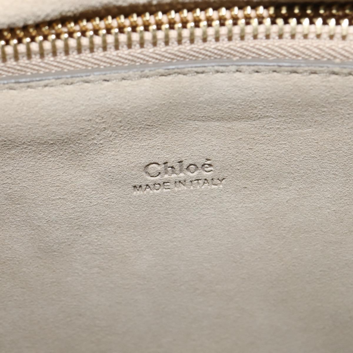 Chloe Fay Clutch Bag Leather Navy Auth 150049