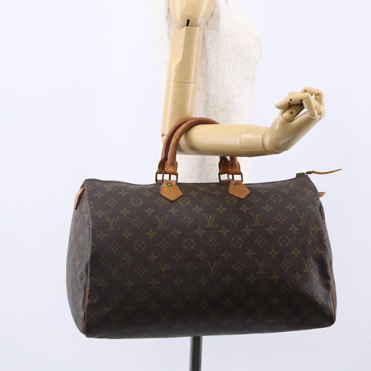 LOUIS VUITTON Monogram Speedy 40 Hand Bag M41522 LV Auth 150059