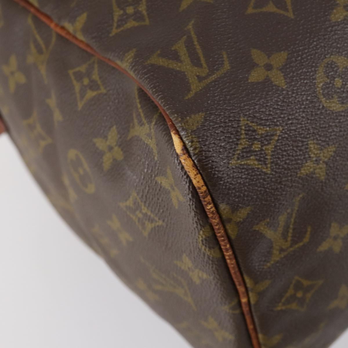LOUIS VUITTON Monogram Sac Souple 35 Boston Bag M41626 LV Auth 150060