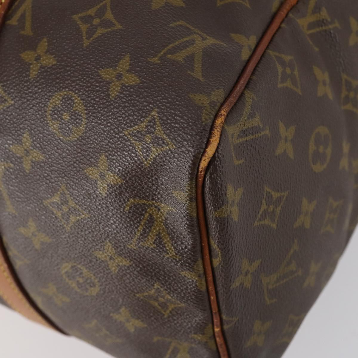 LOUIS VUITTON Monogram Sac Souple 35 Boston Bag M41626 LV Auth 150060