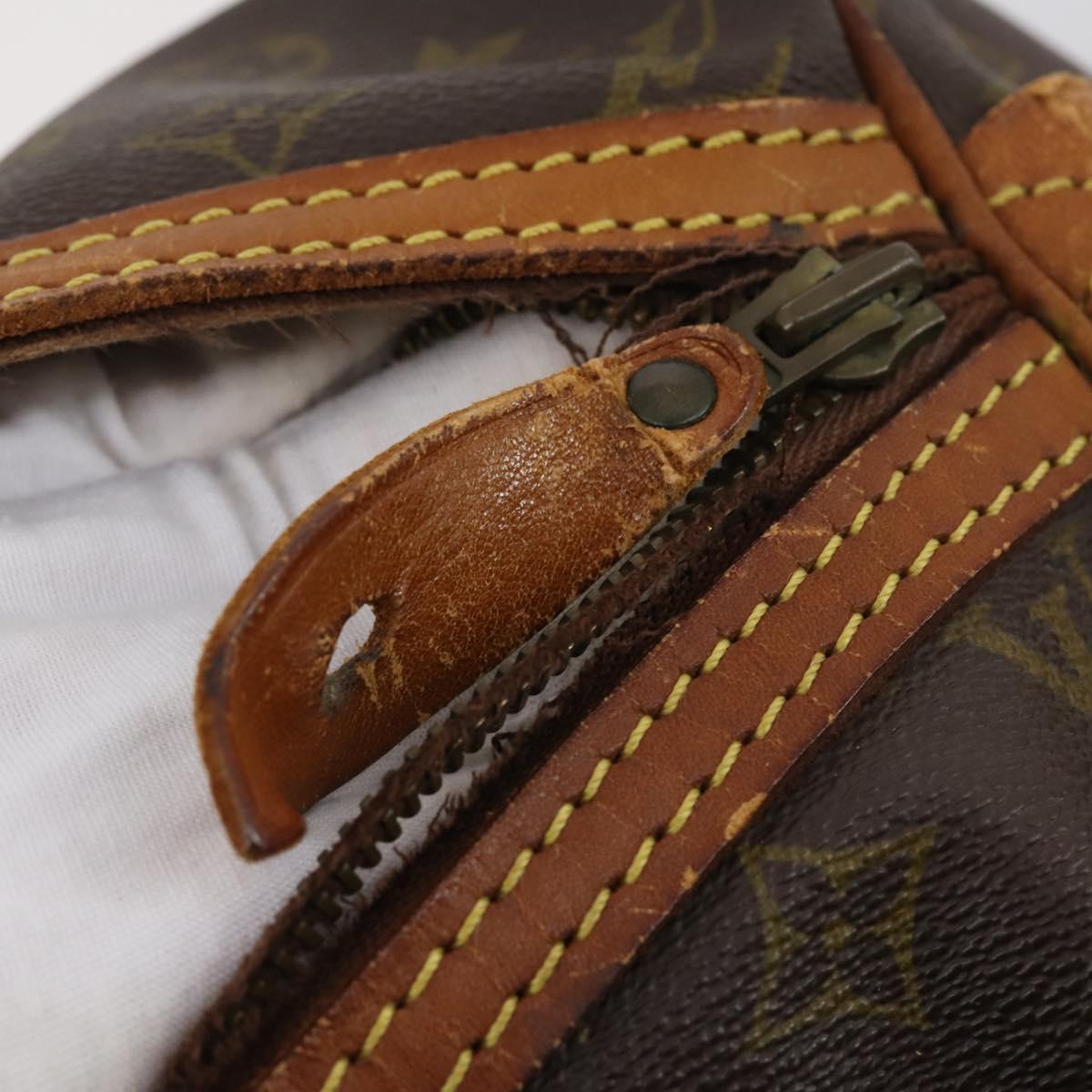 LOUIS VUITTON Monogram Sac Souple 35 Boston Bag M41626 LV Auth 150060