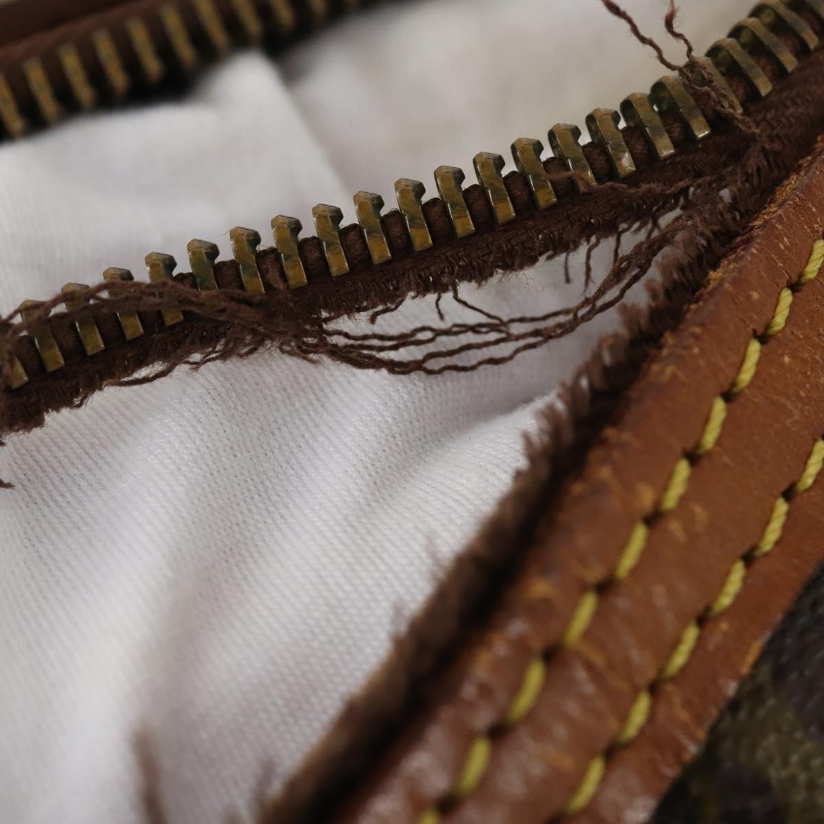 LOUIS VUITTON Monogram Sac Souple 35 Boston Bag M41626 LV Auth 150060