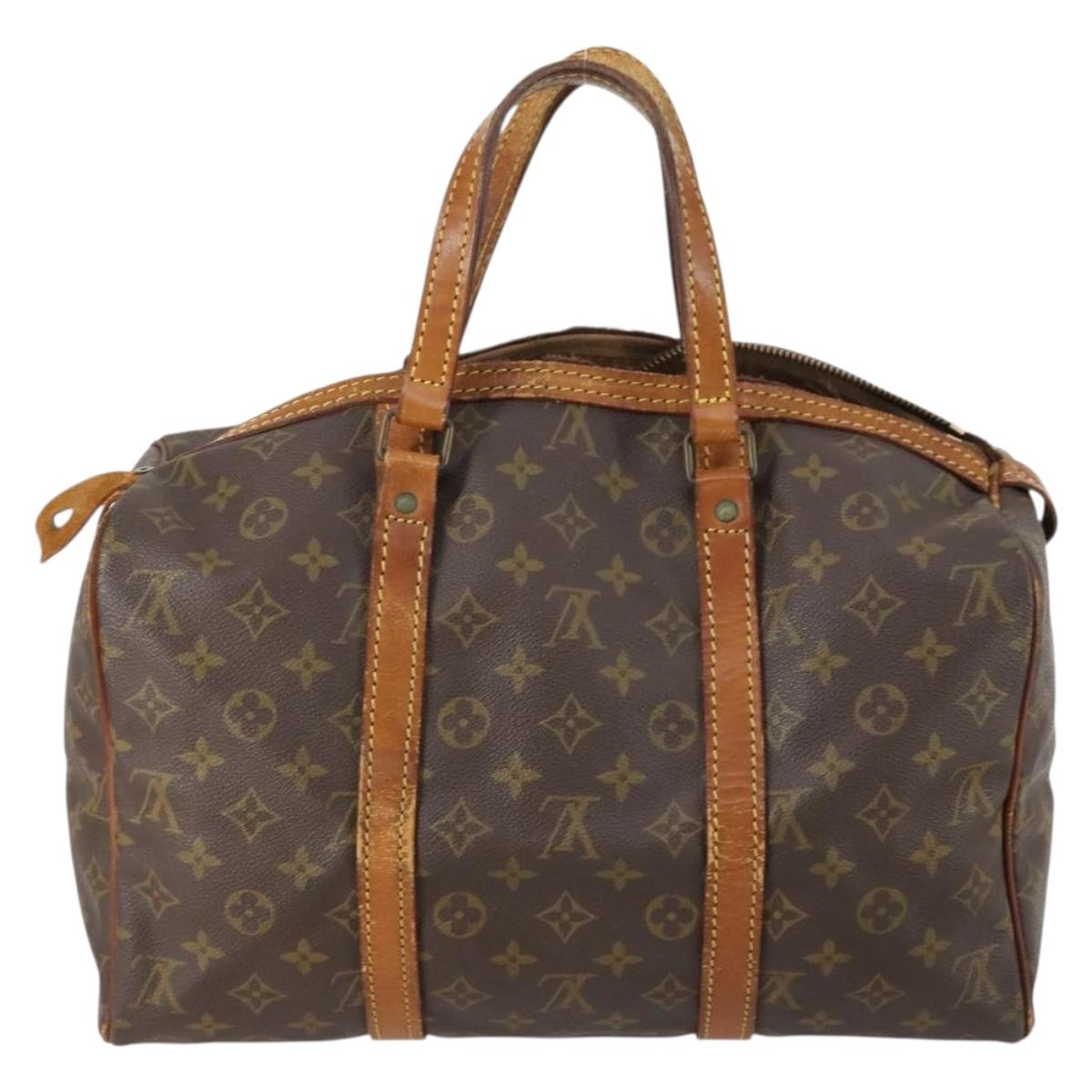 LOUIS VUITTON Monogram Sac Souple 35 Boston Bag M41626 LV Auth 150060