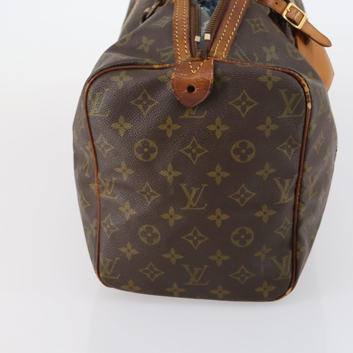 LOUIS VUITTON Monogram Sac Souple 35 Boston Bag M41626 LV Auth 150060