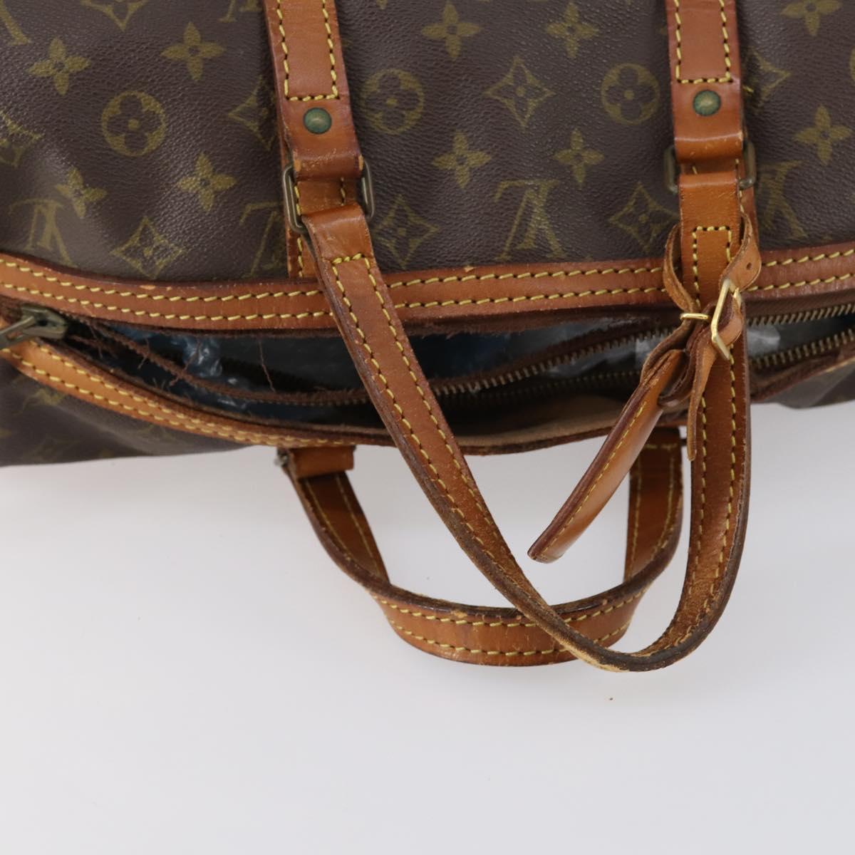 LOUIS VUITTON Monogram Sac Souple 35 Boston Bag M41626 LV Auth 150060