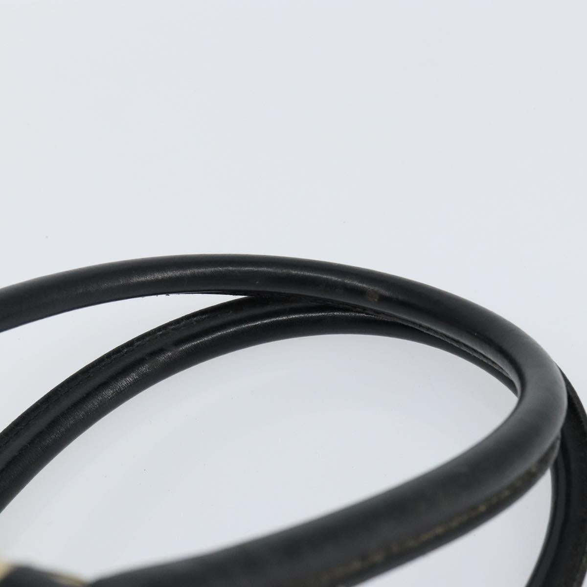 GUCCI GG Canvas Boston Bag Black Gold 000 0851 Auth 150082