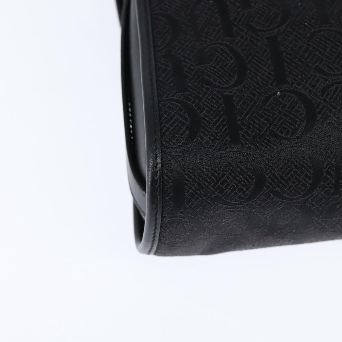 GUCCI Shoulder Bag Nylon Black Gold 001 14 0712 Auth 150087