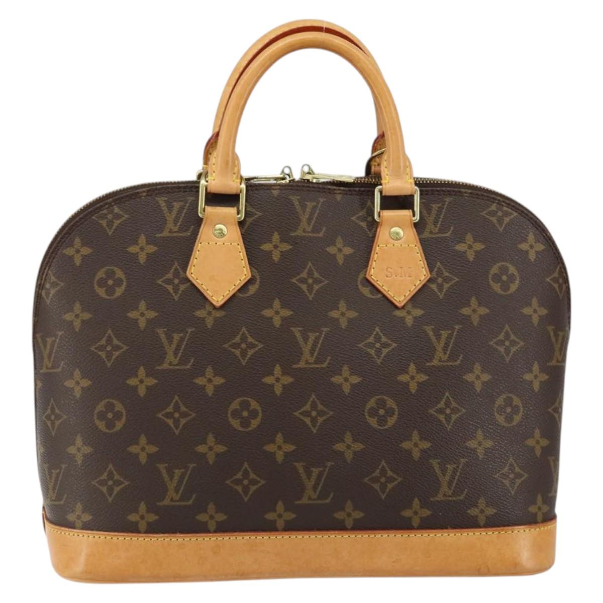 LOUIS VUITTON Monogram Alma Hand Bag M51130 LV Auth 150093