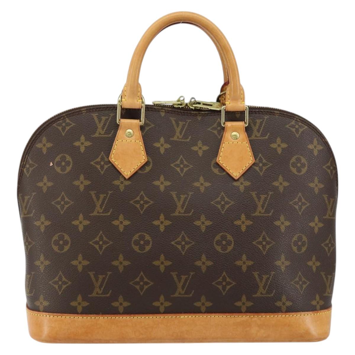 LOUIS VUITTON Monogram Alma Hand Bag M51130 LV Auth 150093