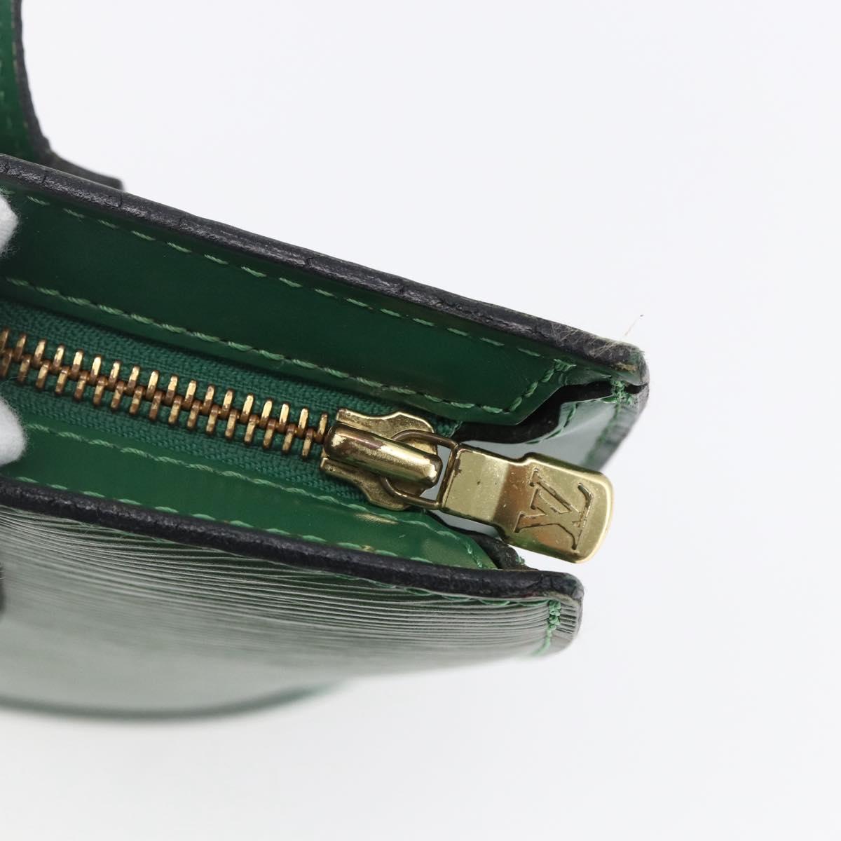 LOUIS VUITTON Epi Saint Jacques Poignees Long Bag Green M52334 LV Auth 150097