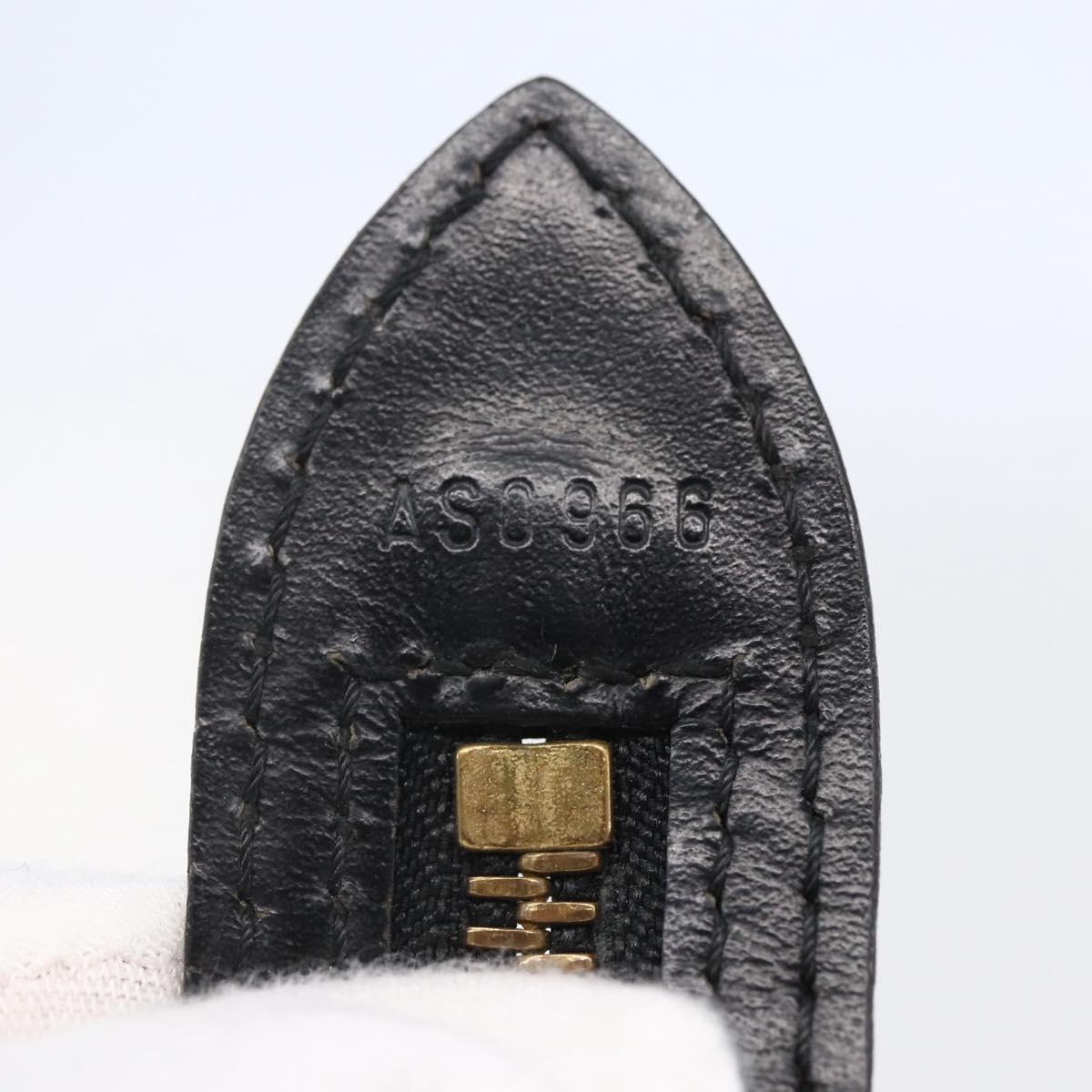 LOUIS VUITTON Epi Saint Jacques Shopping Shoulder Bag Black M52262 Auth 150098