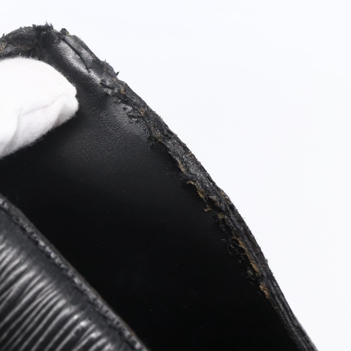 LOUIS VUITTON Epi Saint Jacques Shopping Shoulder Bag Black M52262 Auth 150098