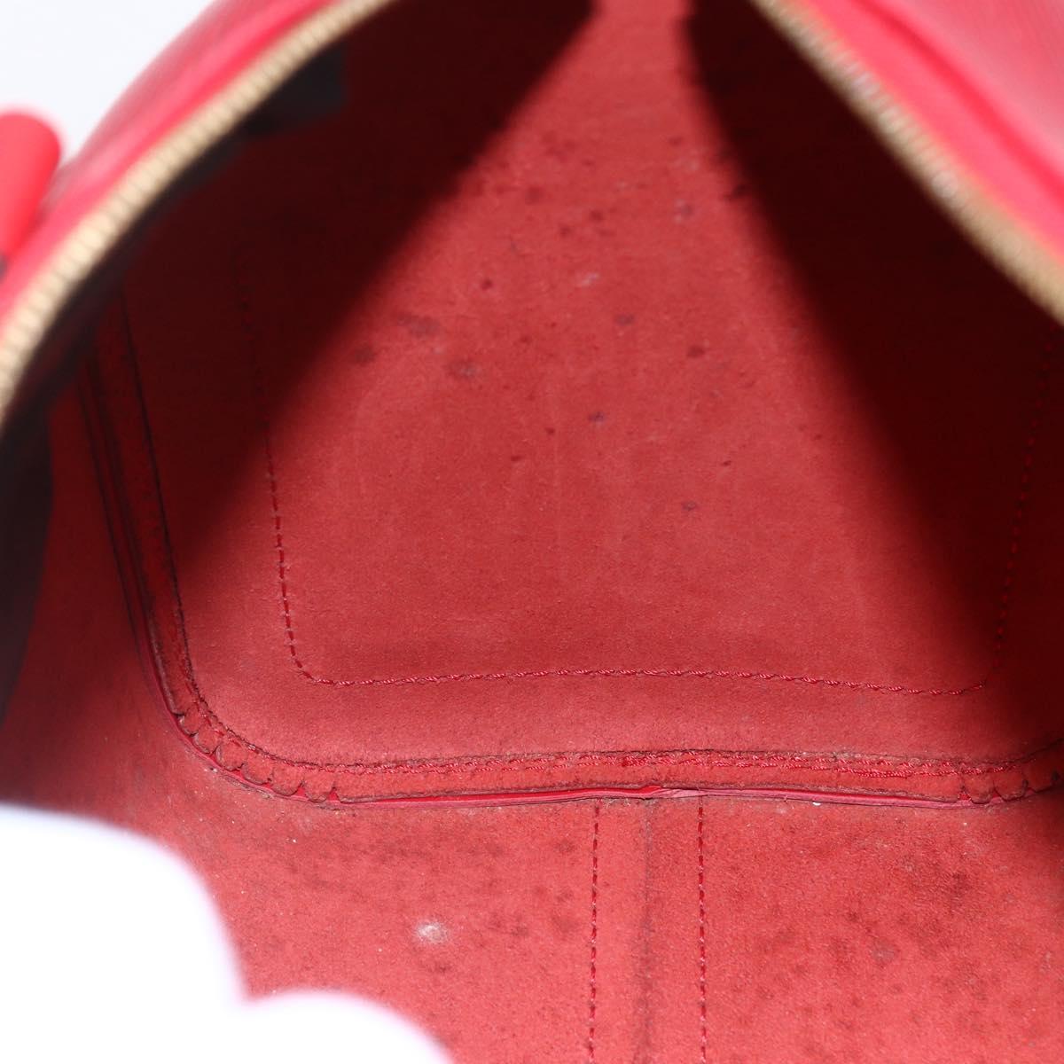 LOUIS VUITTON Epi Speedy 25 Hand Bag Castilian Red M43017 LV Auth 150100