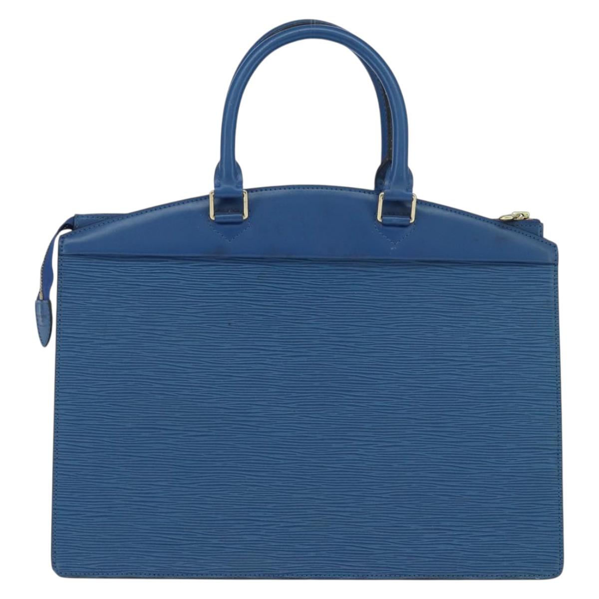 LOUIS VUITTON Epi Riviera Hand Bag Blue M48185 LV Auth 150103