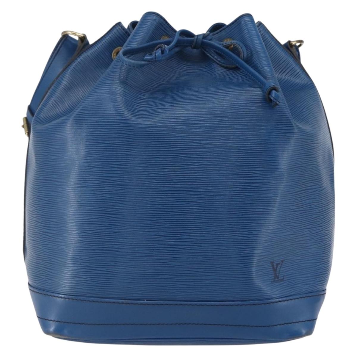 LOUIS VUITTON Epi Noe Shoulder Bag Toledo Blue M44005 LV Auth 150106