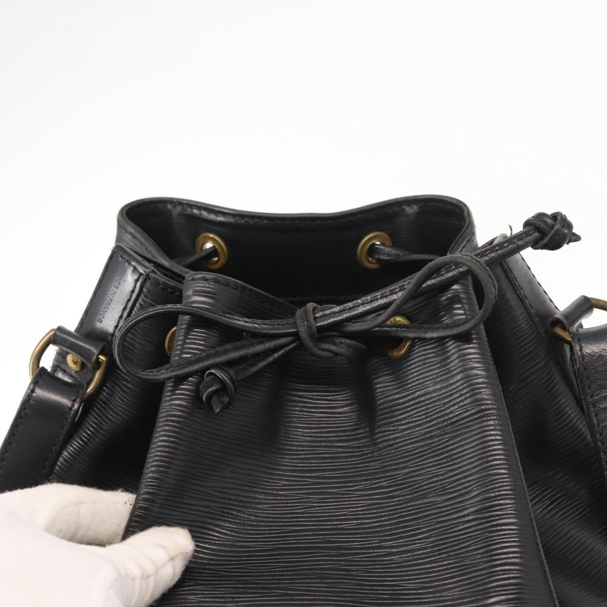 LOUIS VUITTON Epi Noe Shoulder Bag Black M44002 LV Auth 150108