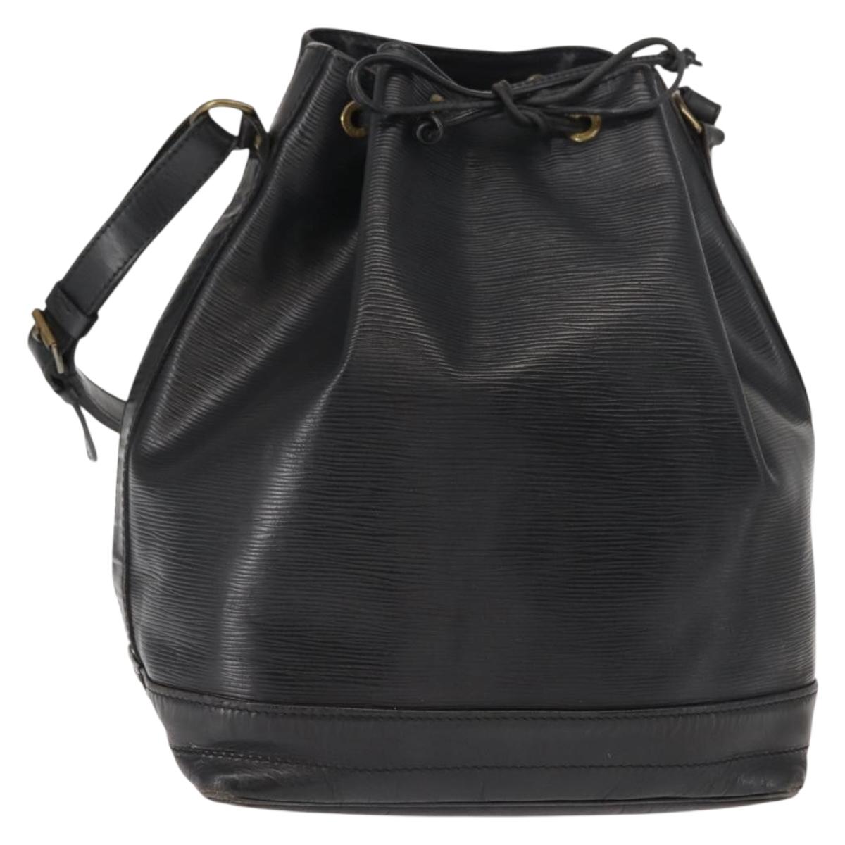 LOUIS VUITTON Epi Noe Shoulder Bag Black M44002 LV Auth 150108