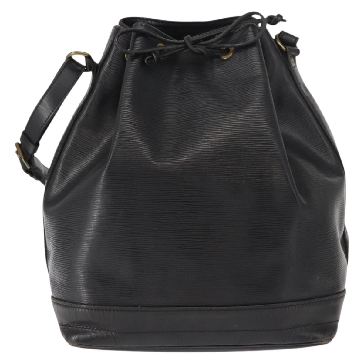 LOUIS VUITTON Epi Noe Shoulder Bag Black M44002 LV Auth 150108