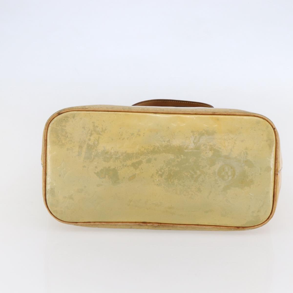 LOUIS VUITTON Monogram Vernis Houston Hand Bag Gris M91053 LV Auth 150109