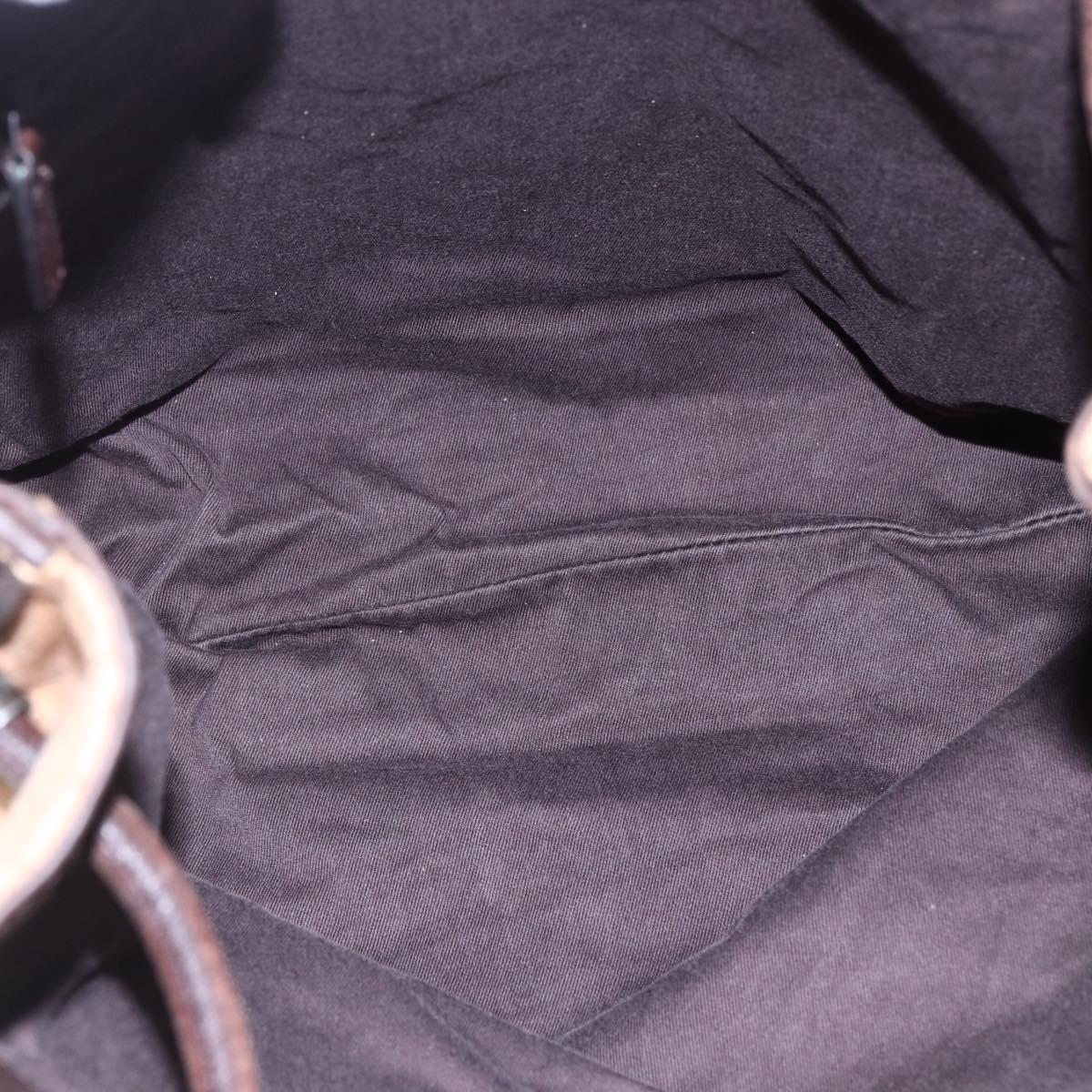 GUCCI GG Canvas Shoulder Bag Beige 101341 Auth 150124