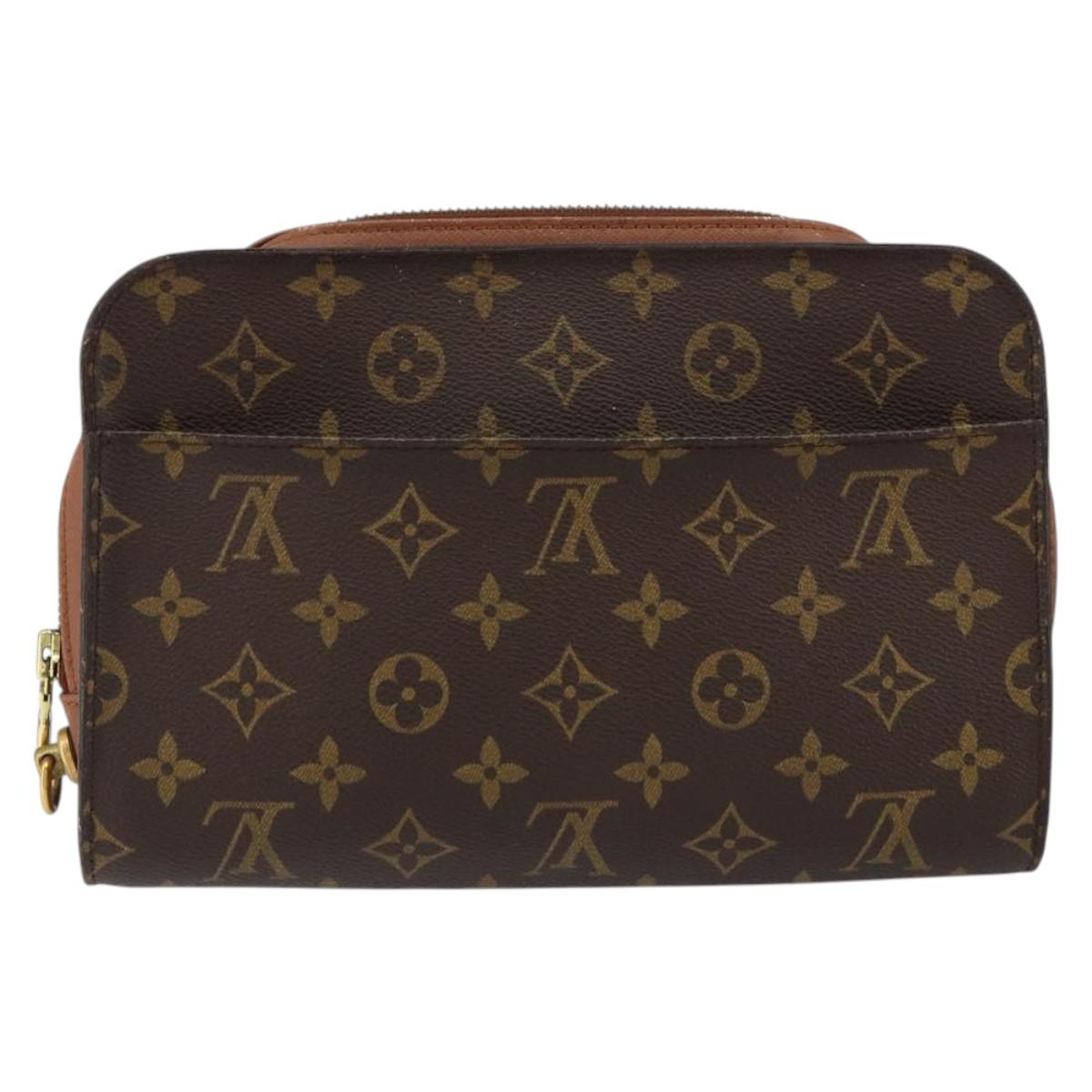 LOUIS VUITTON Monogram Orsay Clutch Bag M51790 LV Auth 150153