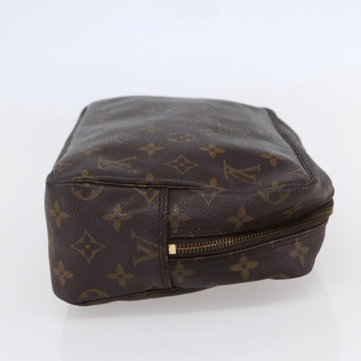 LOUIS VUITTON Monogram Trousse Toilette 28 Clutch Bag M47522 LV Auth 150154
