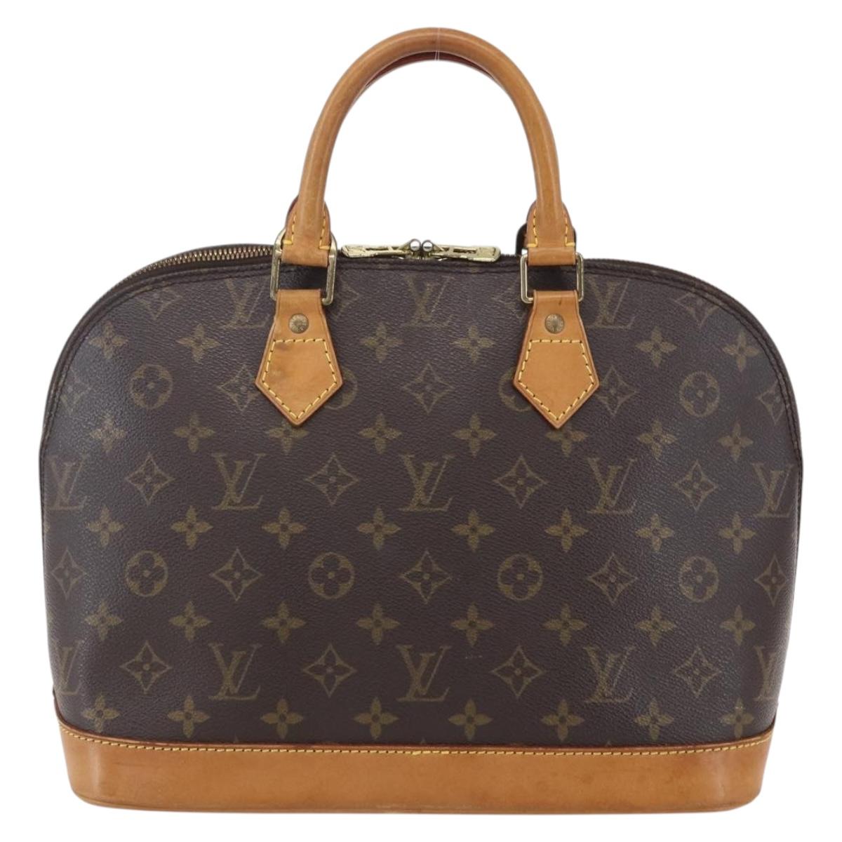 LOUIS VUITTON Monogram Alma Hand Bag M51130 LV Auth 150157