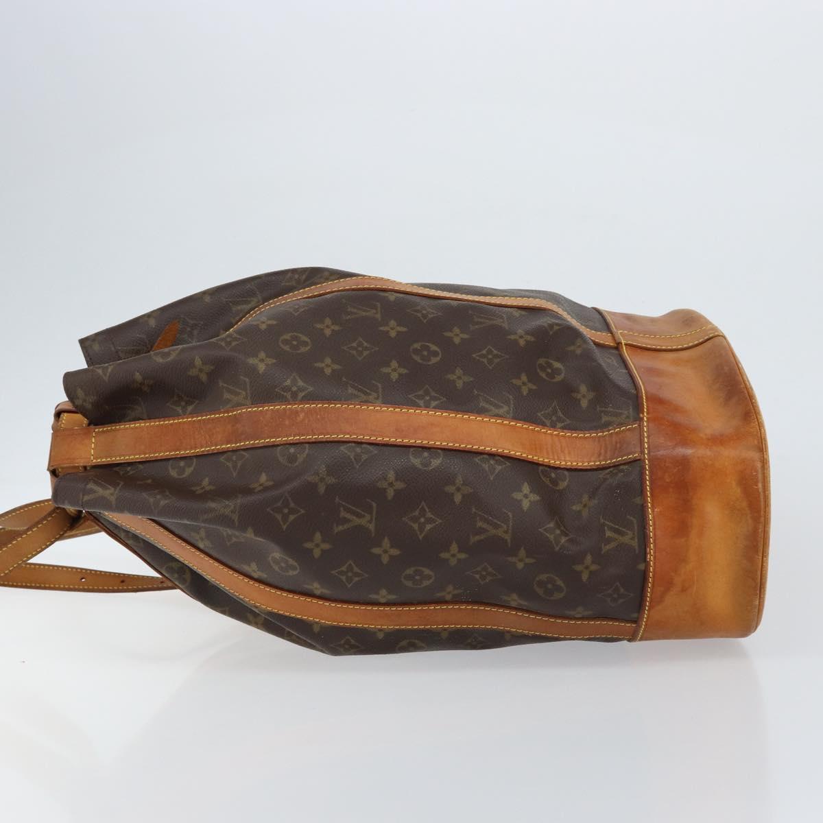 LOUIS VUITTON Monogram Randonnee GM Shoulder Bag M42244 LV Auth 150161