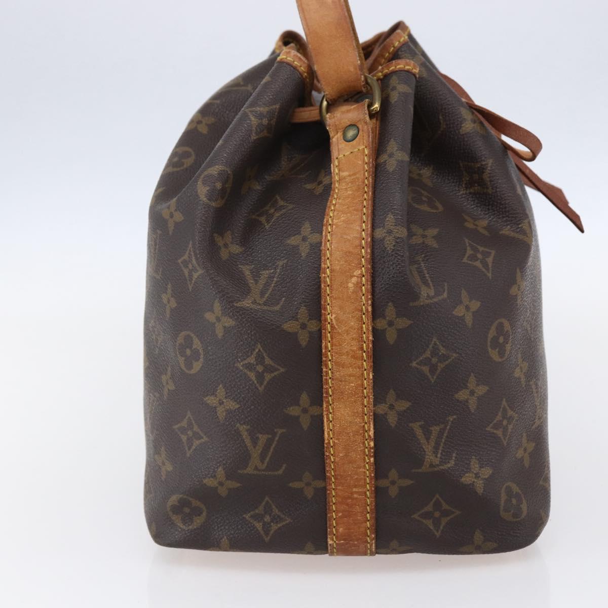 LOUIS VUITTON Monogram Petit Noe Shoulder Bag M42226 LV Auth 150165