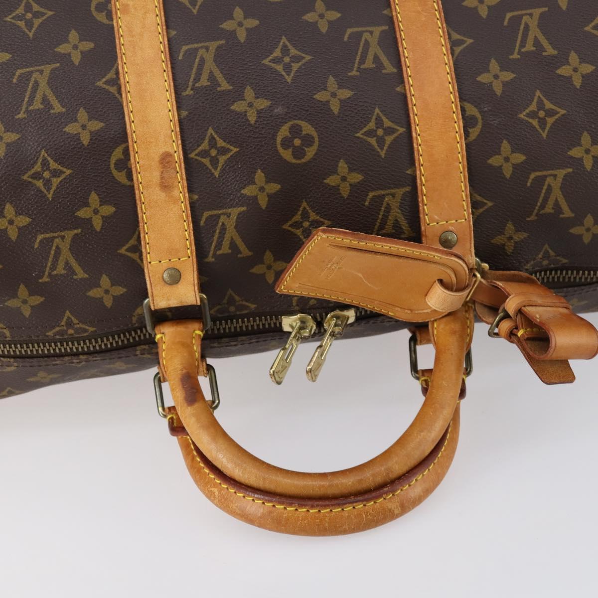 LOUIS VUITTON Monogram Keepall 50 Boston Bag M41426 LV Auth 150179