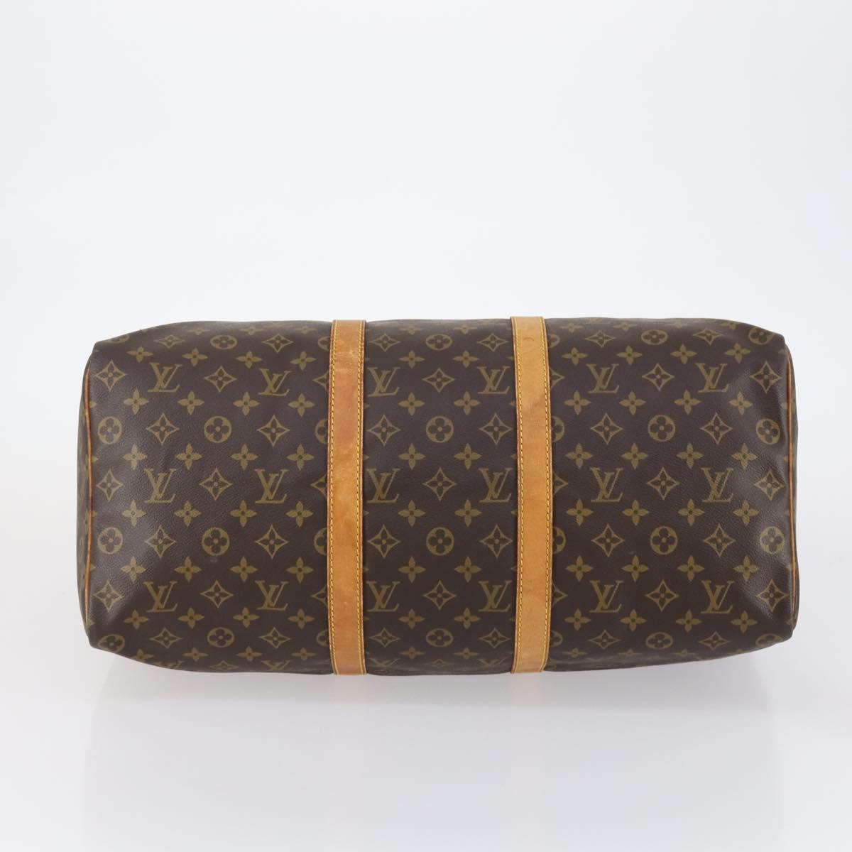 LOUIS VUITTON Monogram Keepall 50 Boston Bag M41426 LV Auth 150179