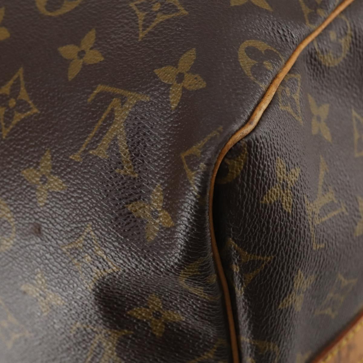 LOUIS VUITTON Monogram Keepall Bandouliere 55 Boston Bag M41414 LV Auth 150183