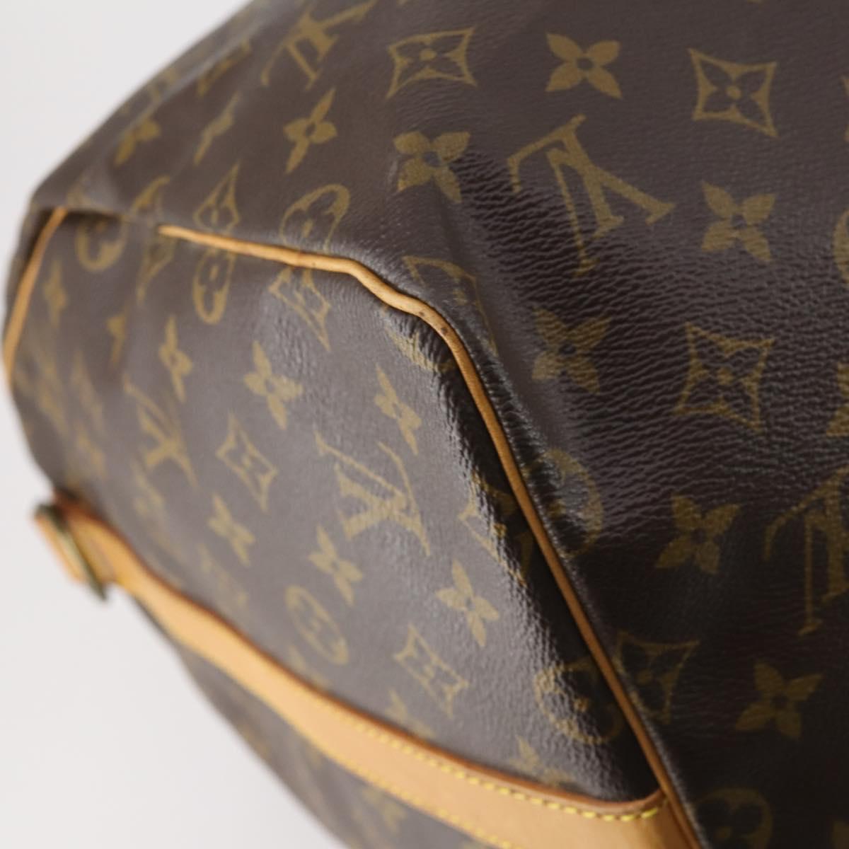 LOUIS VUITTON Monogram Keepall Bandouliere 55 Boston Bag M41414 LV Auth 150183