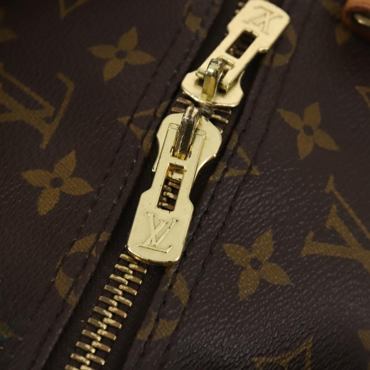 LOUIS VUITTON Monogram Keepall Bandouliere 55 Boston Bag M41414 LV Auth 150183