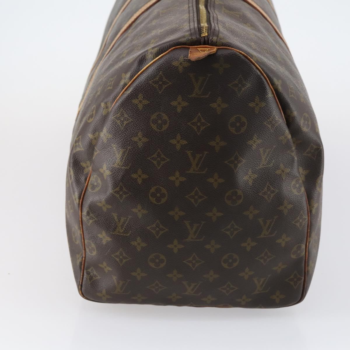 LOUIS VUITTON Monogram Keepall 60 Boston Bag M41422 LV Auth 150185