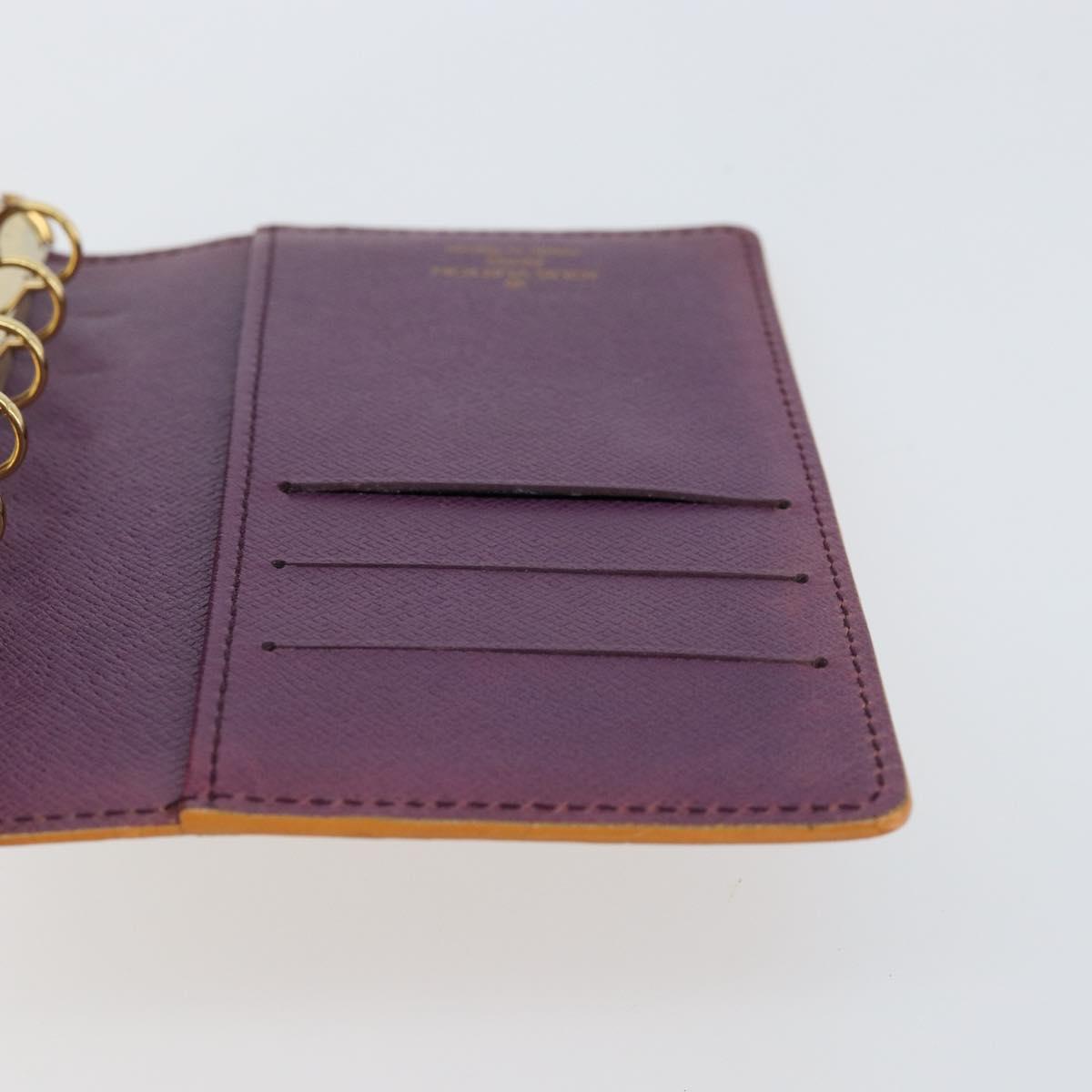 LOUIS VUITTON Epi Agenda PM Day Planner Cover Yellow R20059 LV Auth 150192