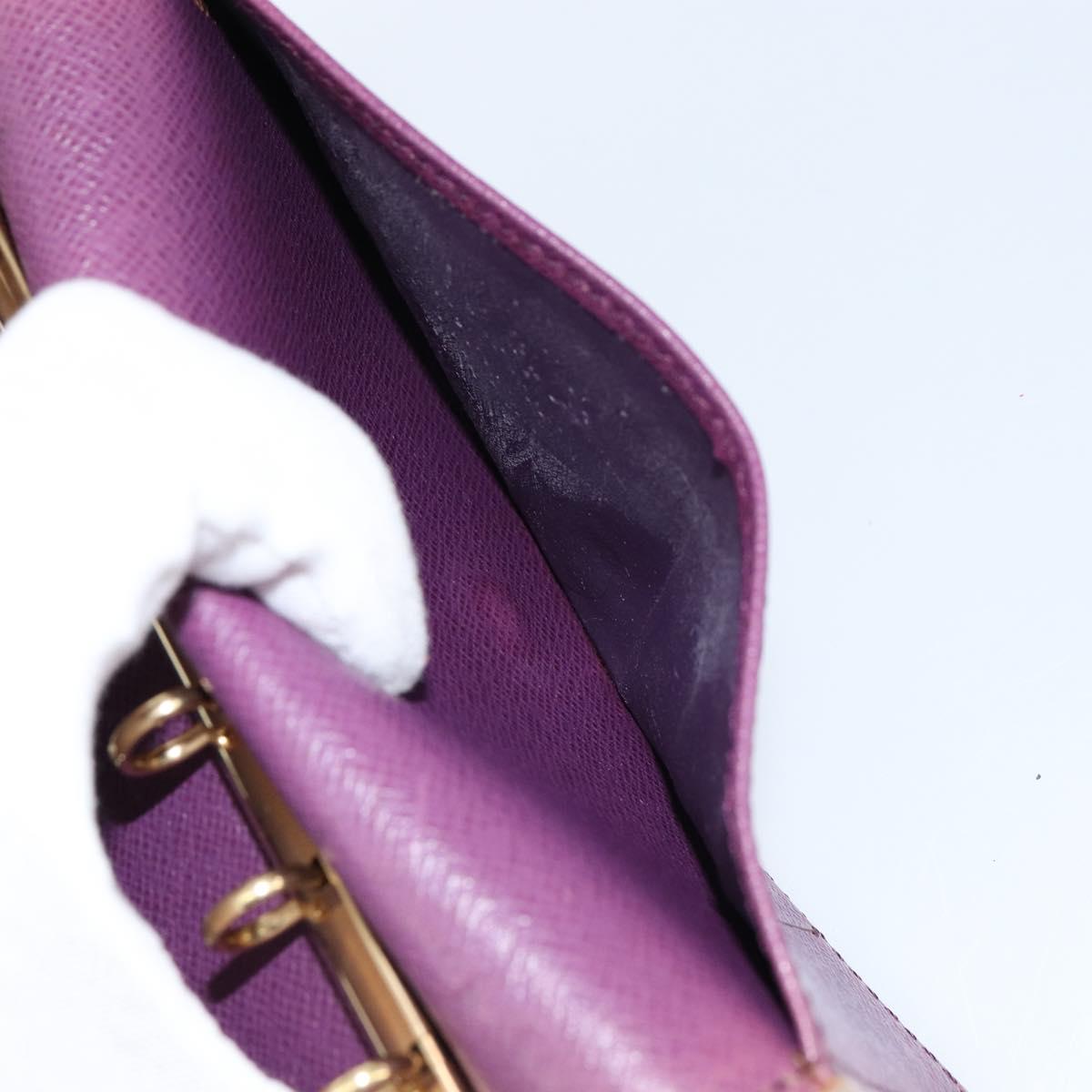 LOUIS VUITTON Epi Agenda PM Day Planner Cover Yellow R20059 LV Auth 150192