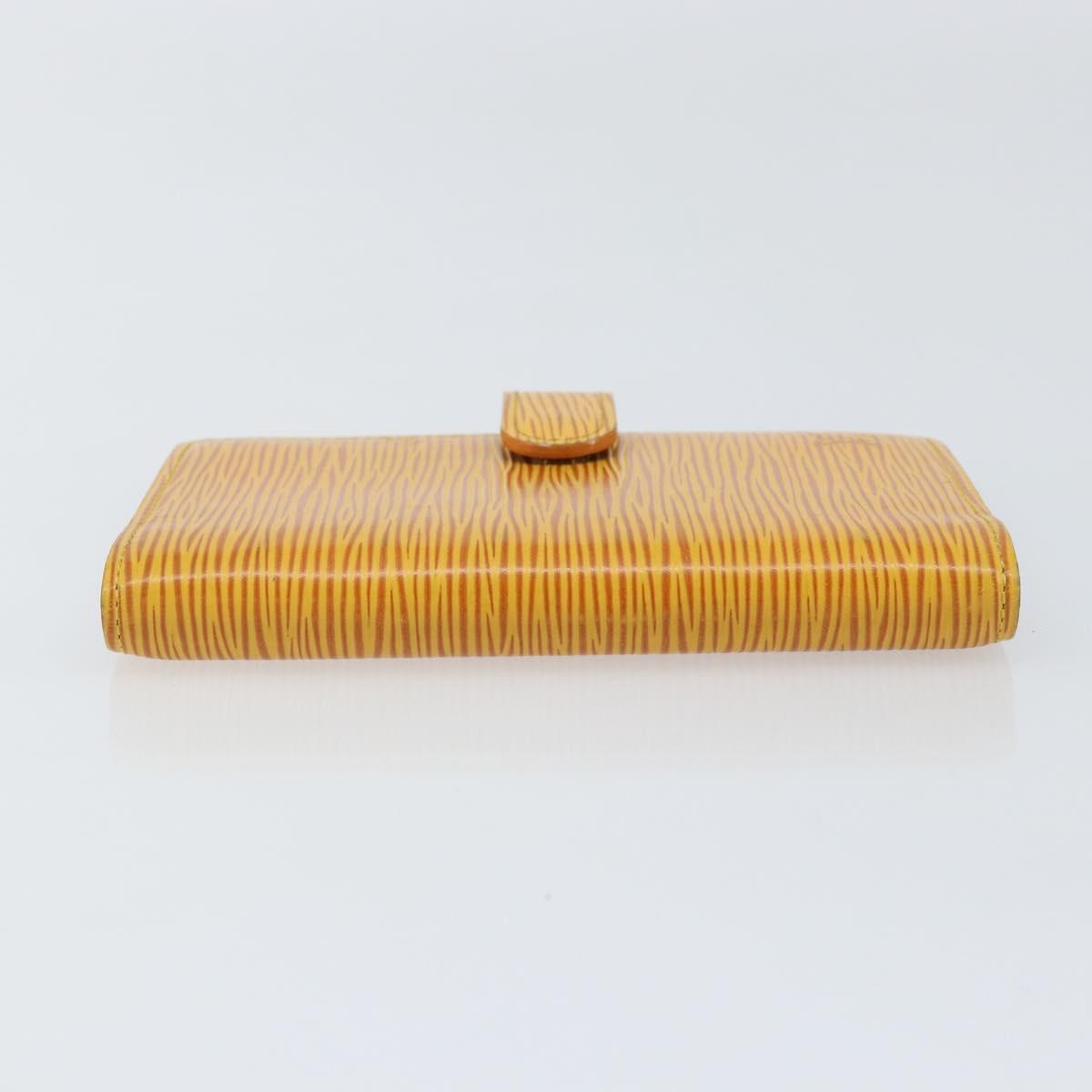 LOUIS VUITTON Epi Agenda PM Day Planner Cover Yellow R20059 LV Auth 150192