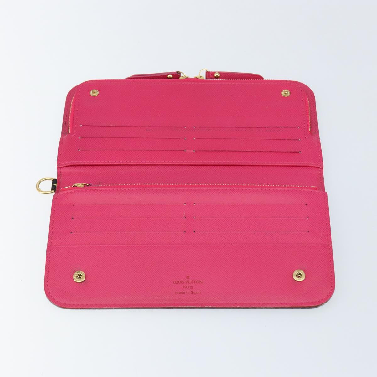 LOUIS VUITTON Multicolor Portefeuille Insolite Wallet Black M60271 Auth 150193